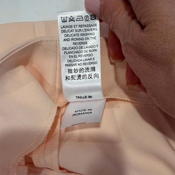 Cop.Copine Light Pink/salmon color Mini Skirt with Zipper Details - Picture 7 of 15